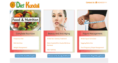 Desktop Screenshot of dietkundali.com