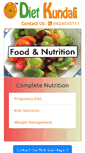 Mobile Screenshot of dietkundali.com